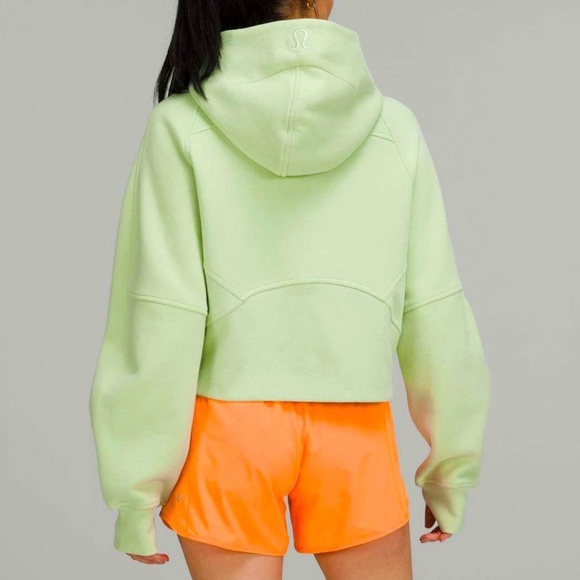 Lululemon Creamy Mint Oversized 1/2 Zip Scuba Hoodie XS/S - Picture 4 of 7